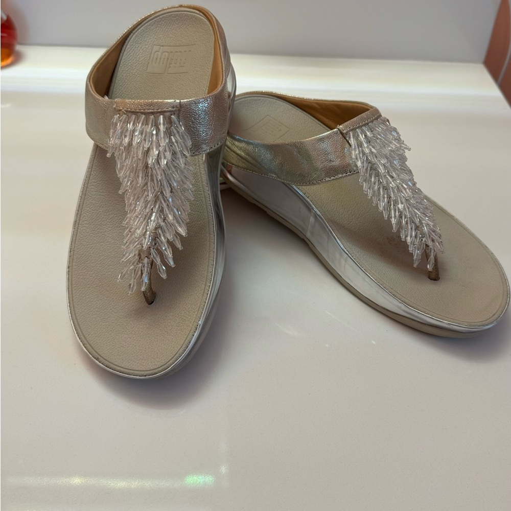 Fitflop Metallic Sandals - Picture 10 of 12